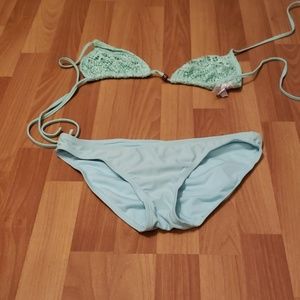 Teal bikini